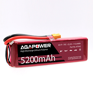 AGA POWER 5200mAh 22.2V 70C 6S1P