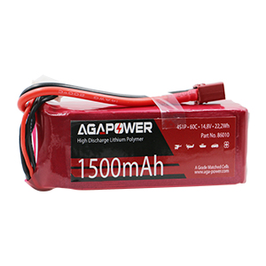 AGA POWER 1500mAh 14.8V 60C 4S1P
