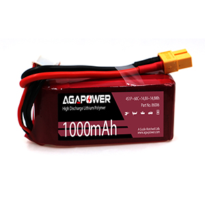AGA POWER 1000mAh 14.8V 60C 4S1P