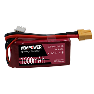 AGA POWER 1000mAh 11.1V 60C 3S1P