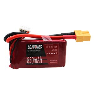 AGA POWER 850mAh 11.1V 60C 3S1P
