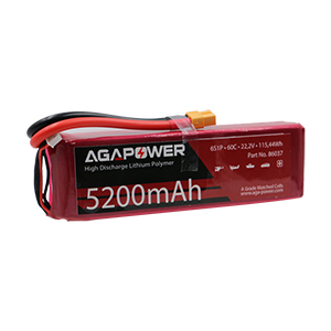 AGA POWER 5200mAh 22.2V 60C 6S1P