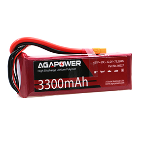 AGA POWER 3300mAh 22.2V 60C 6S1P