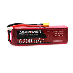 AGA POWER 6200mAh 22.2V 50C 6S1P 