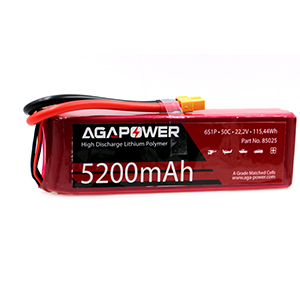 AGA POWER 5200mAh 22.2V 50C 6S1P