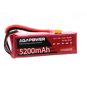 AGA POWER 5200mAh 18.5V 25C 5S1P