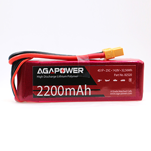 AGA POWER 2200mAh 14.8V 25C 4S1P