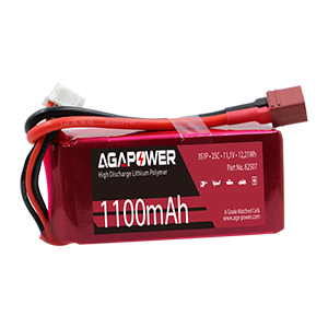 AGA POWER 1100mAh 11.1V 25C 3S1P