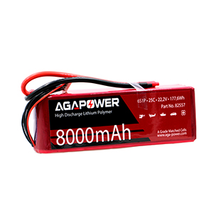 AGA POWER 8000mAh 22.2V 25C 6S1P