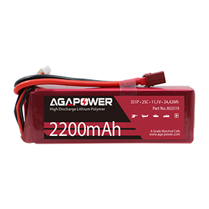 AGA POWER 2200mAh 11.1V 25C 3S1P