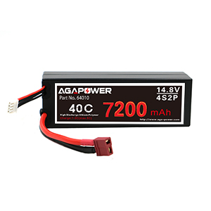 AGA POWER 7200mAh 14.8V 40C 4S2P