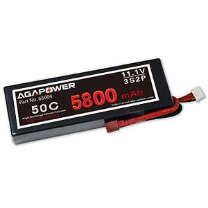 AGA POWER 5800mAh 7.4V 50C 3S2P