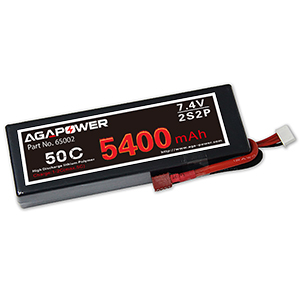 AGA POWER 5400mAh 7.4V 50C 2S2P