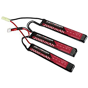 AGAPOWER 20C 3S 2000mAh 11.1V Lipo Stick battery for Airsoft