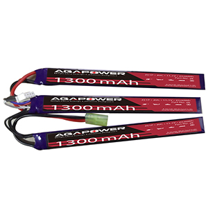 AGAPOWER 30C 3S 1300mAh 11.1V Lipo Stick battery for Airsoft